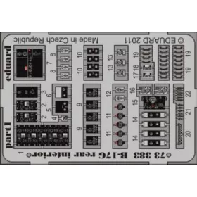   Eduard Accessories B-17G rear interior for Revell - hátsó belsőtér-részletező készlet