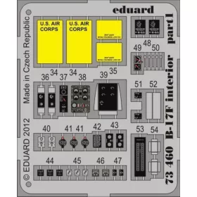   Eduard Accessories B-17F interior S.A. for Revell - B-17F belsőtér-részletező készlet S.A.