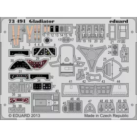 Eduard Gladiator for Airfix – makett-kiegészítő