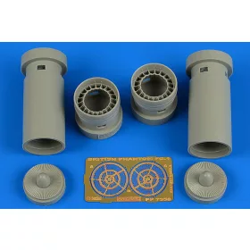   Aires FG.1 British Phantom exhaust nozzles for Airfix - FG.1 brit Phantom – hajtómű-fúvócsövek