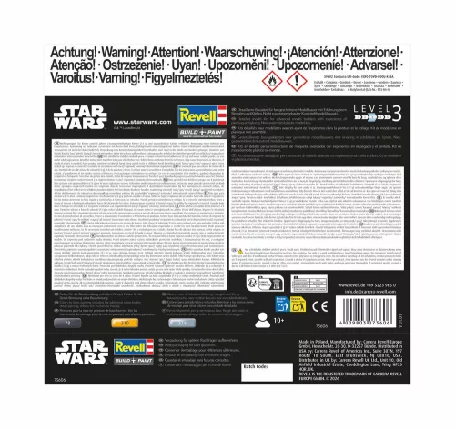 Revell Starter Kit Anakin's Starfighter – 1:58 űrhajó makett