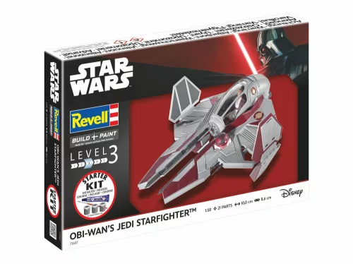 Revell Starter Kit Obi-Wan's Starfighter – 1:58 űrhajó makett