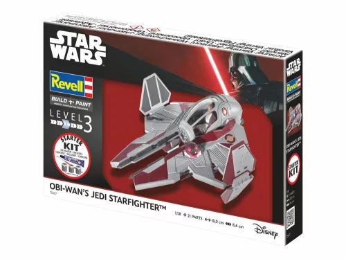 Revell Starter Kit Obi-Wan's Starfighter – 1:58 űrhajó makett
