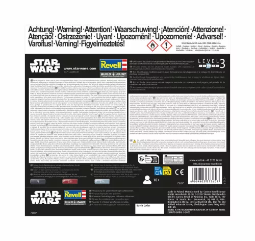 Revell Starter Kit Obi-Wan's Starfighter – 1:58 űrhajó makett