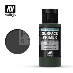   Vallejo Surface Primer U.K. Bronze Green alapozófesték 60ml 73607V