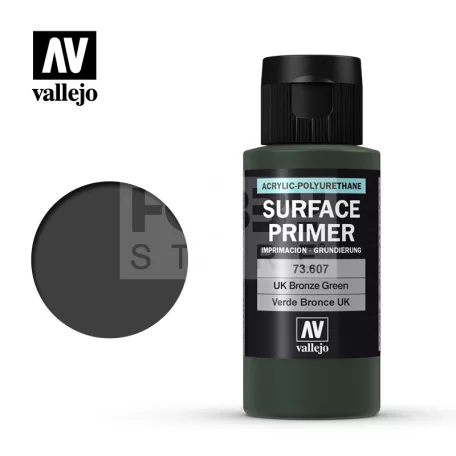 Vallejo Surface Primer U.K. Bronze Green alapozófesték 60ml 73607V