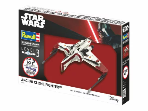Revell Starter Kit ARC-170 Fighter – 1:83 űrhajó makett