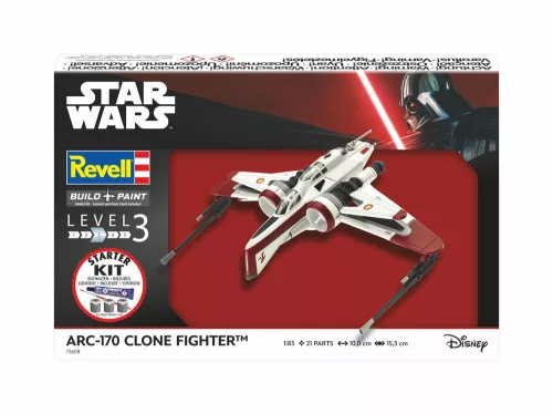 Revell Starter Kit ARC-170 Fighter – 1:83 űrhajó makett