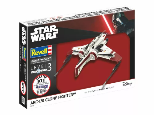 Revell Starter Kit ARC-170 Fighter – 1:83 űrhajó makett