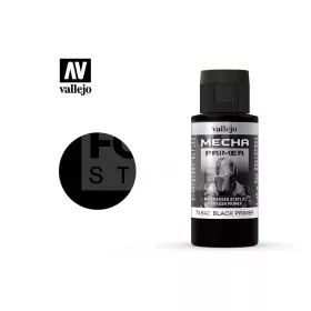   Vallejo Mecha Color Black Primer - alapozófesték 60ml 73642V
