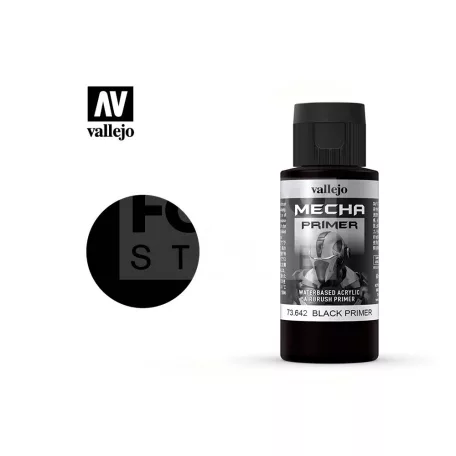 Vallejo Mecha Color Black Primer - alapozófesték 60ml 73642V