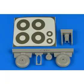   Aires Wellington wheels & paint masks (late) for Airfix - kerekek festőmaszkkal, késői változat