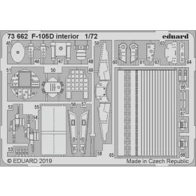   Eduard Accessories F-105D interior for Trumpeter - F-105D belsőtér-részletező készlet