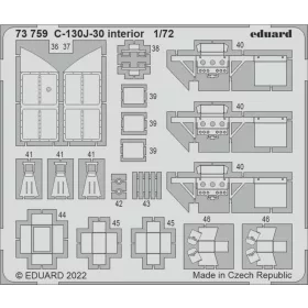   Eduard Accessories C-130J-30 interior for ZVEZDA - C-130J-30 belsőtér-részletező készlet