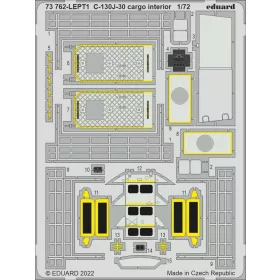   Eduard Accessories C-130J-30 cargo interior for ZVEZDA - C-130J-30 tehertér-részletező készlet
