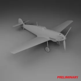   Revell Starter Kit Messerschmitt Bf109E-3 – 1:72 repülőgép makett