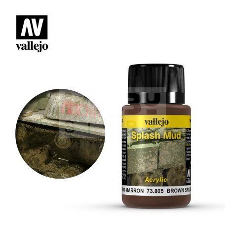 Vallejo Weathering Effects - Brown Splash Mud 73805V
