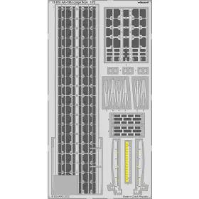   Eduard Accessories AC-130J cargo floor 1/72 ZVEZDA - AC-130J tehertér padlója – részletező készlet