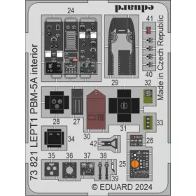   Eduard Accessories PBM-5A interior 1/72 ACADEMY - PBM-5A belsőtér-részletező készlet
