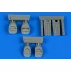 Aires Harrier AV-8A/GR.1/GR.3 exhaust nozzles for AIRFIX - hajtómű-fúvócsövek
