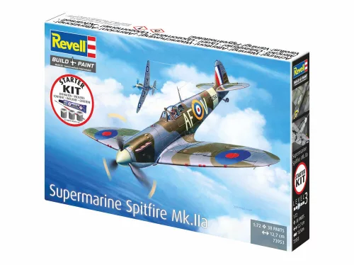 Revell Starter Kit Spitfire Mk.IIa – 1:72 repülőgép makett