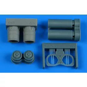   Aires F-5A Freedom Fighter exhaust nozzles for Italeri/Revell - hajtómű-fúvócsövek