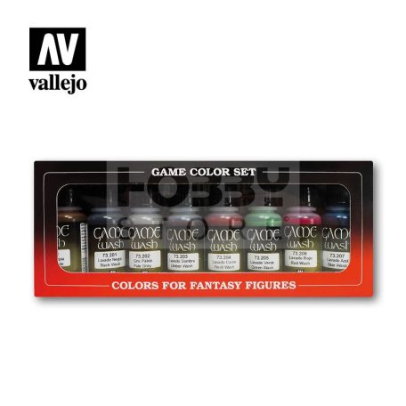 Vallejo Game Color -Washes Paint Set - festékszett 73998
