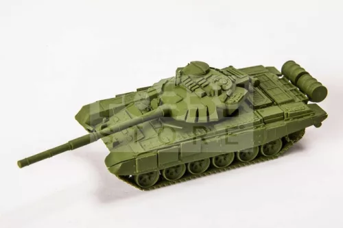 Zvezda T-72 Mini kit Modern makett 1:100 (7400Z)