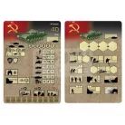 Zvezda T-72 Mini kit Modern makett 1:100 (7400Z)