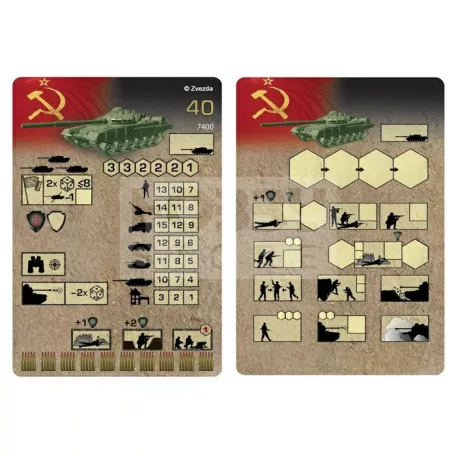 Zvezda T-72 Mini kit Modern makett 1:100 (7400Z)