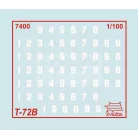 Zvezda T-72 Mini kit Modern makett 1:100 (7400Z)