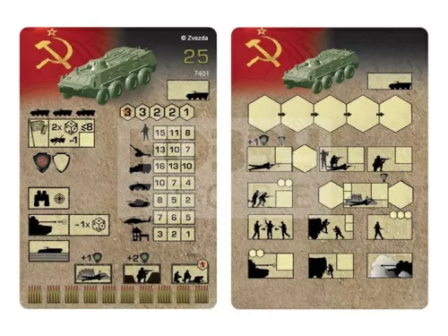 Zvezda BTR-80 Mini kits modern makett 1:100 (7401Z)