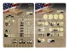 Zvezda Abrams M1 A1 Mini kits Modern makett 1:100 (7405Z)