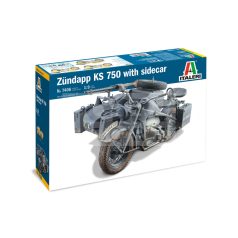   Italeri CZUNDAPP KS 750 with Sidecar 1:9 harcjármű makett 7406IT