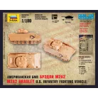 Zvezda Bradley Mini-kits modern makett 1:100 (7406Z)