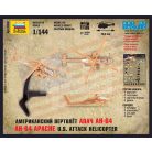 Zvezda Apache Helicopter makett 1:144 (7408Z)