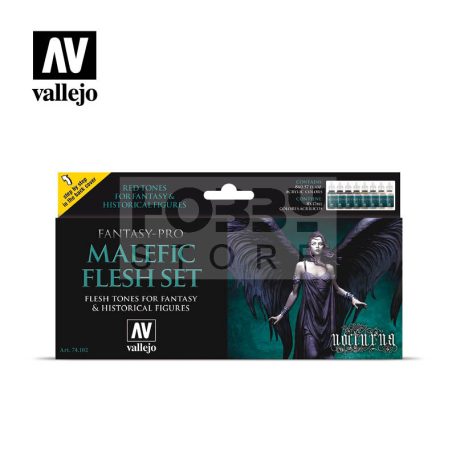 Vallejo Fantasy-Pro Malefic Flesh festékszett 74102V