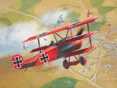Revell Starter Kit Fokker Dr. 1 Triplane – 1:72 repülőgép makett