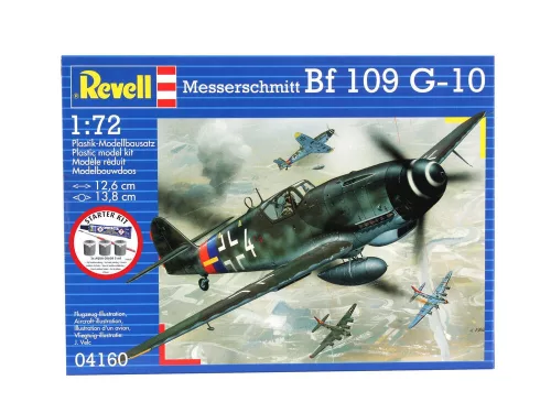 Revell Starter Kit Messerschmitt Bf 109 G-10 – 1:72 repülőgép makett