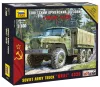 Zvezda Soviet Army Truck 'Ural' 4320 makett 1:100 (7417Z)