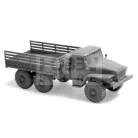 Zvezda Soviet Army Truck 'Ural' 4320 makett 1:100 (7417Z)