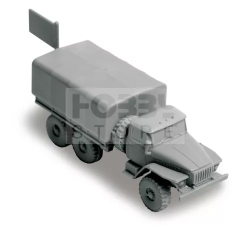 Zvezda Soviet Army Truck 'Ural' 4320 makett 1:100 (7417Z)