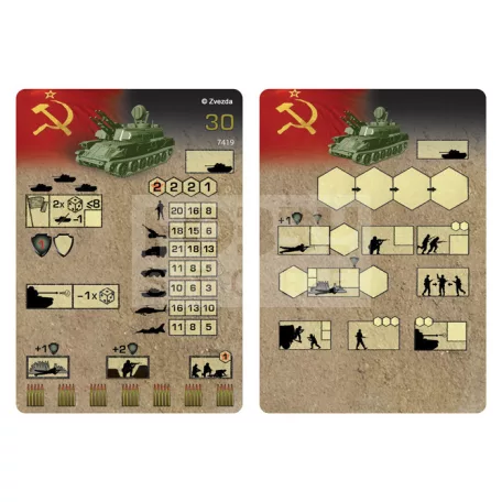 Zvezda Shilka Mini kits Modern makett 1:100 (7419Z)