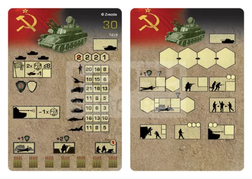 Zvezda Shilka Mini kits Modern makett 1:100 (7419Z)