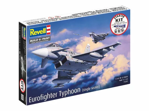 Revell Starter Kit Eurofighter Typhoon (Single Seater) – 1:144 repülőgép makett
