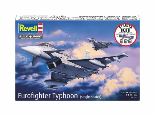 Revell Starter Kit Eurofighter Typhoon (Single Seater) – 1:144 repülőgép makett