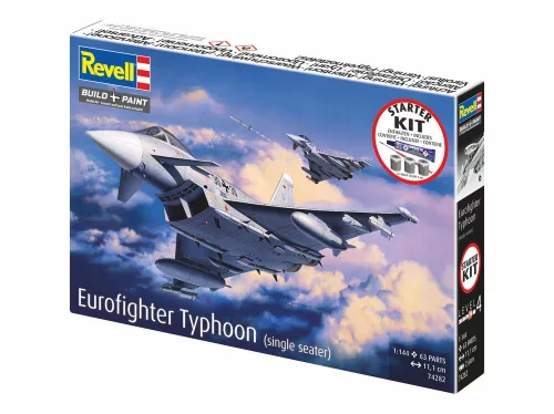 Revell Starter Kit Eurofighter Typhoon (Single Seater) – 1:144 repülőgép makett