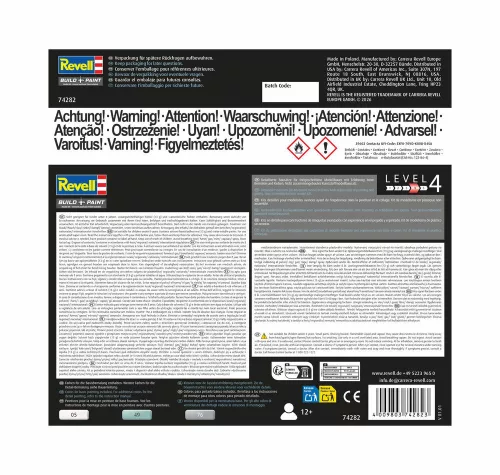 Revell Starter Kit Eurofighter Typhoon (Single Seater) – 1:144 repülőgép makett