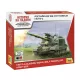Zvezda MSTA-S Russian 152mm self-propelled howitzer 1:100 makett (74285Z)