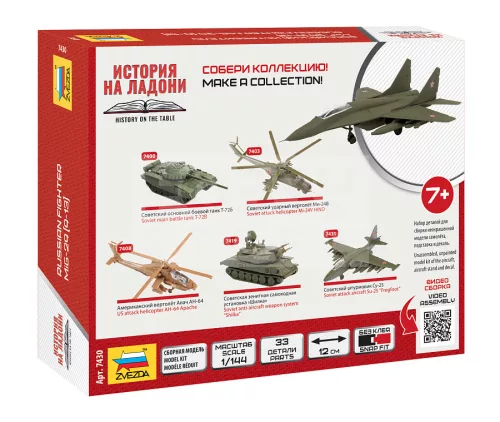 Zvezda MiG 29 1:144  makett (7430Z)